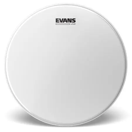 Jetzt verfügbar - Evans Bass-Drum-Fell Evans UV2 Coated 16" Bass Drum Head BD16UV2, BD-Fell, 16", 2-lagig (7 mil), weiß rauh