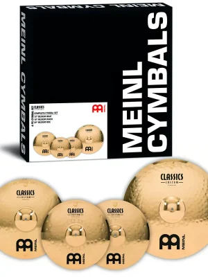 Extra-Rabatt | Meinl Cymbals CC-CS1 - Classics Custom Brilliant Complete Cymbal Set