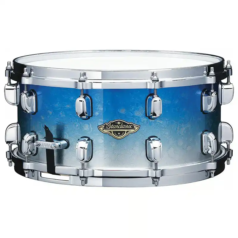 Neu hinzugefügt | Tama WBSS65MBI Starclassic Walnut/Birch 14"x6.5" Snare Molten Blue Ice Fade