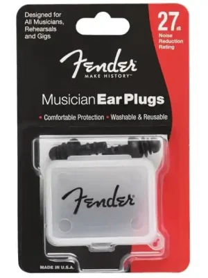 Fender Musician Series Black Ear Plugs | Begrenztes Angebot