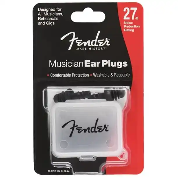 Fender Musician Series Black Ear Plugs | Begrenztes Angebot