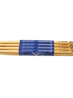 Vater Drumsticks Vater American Hickory VH7AW Manhattan VH7AW, >> 4er Pack - Zertifiziert