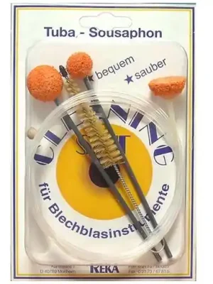 Reka Reinigungsset Tuba / Sousaphon Durchziehschwamm und Reinigungsstäbe | Versandbereit