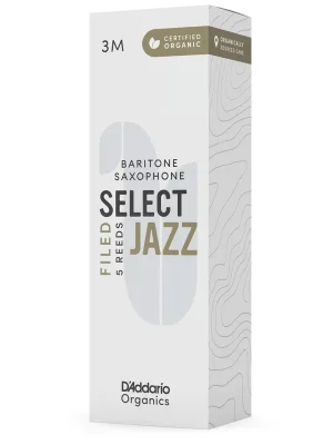 Nur begrenzt verfügbar - D’Addario Woodwinds Organic Select Jazz Filed - Bariton Saxophone 3M - 5er Pack