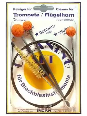 Reka Reinigungsset Trompete / Flügelhorn Durchziehschwamm und Reinigungsstäbe | Heute kaufen