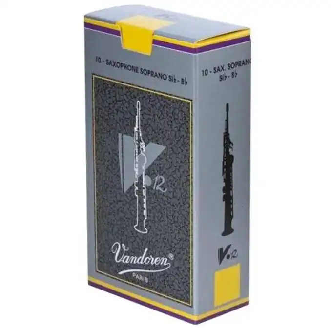 Vandoren V12 Sopransaxophonblätter Stärke 2,5 10er Pack - Neu eingetroffen