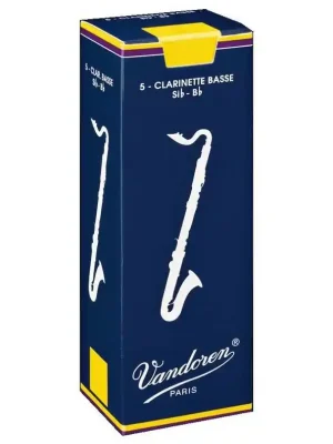 Neu - Vandoren Traditional 2,5 Bass-Klarinette 5er Pack