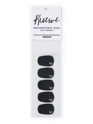 Aktion - D’Addario Woodwinds Reserve - Mundstück Patch Schwarz - 5er Pack