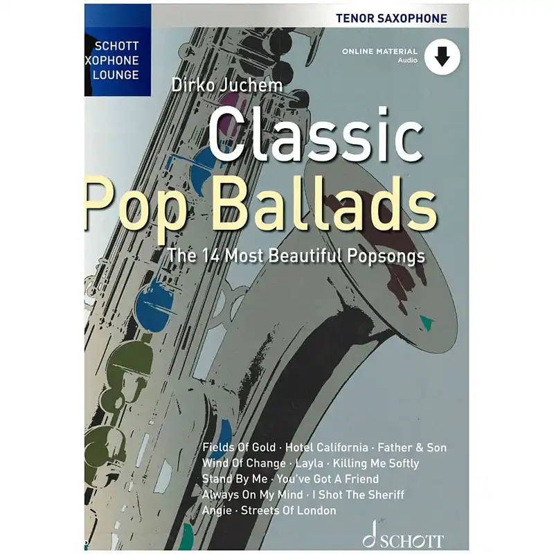 Brandneu - Schott Saxophone Lounge - Classic Pop Ballads Tenor Sax