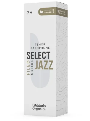 Nur solange der Vorrat reicht - D’Addario Woodwinds Organic Select Jazz Filed - Tenor Saxophone 2H - 5er Pack