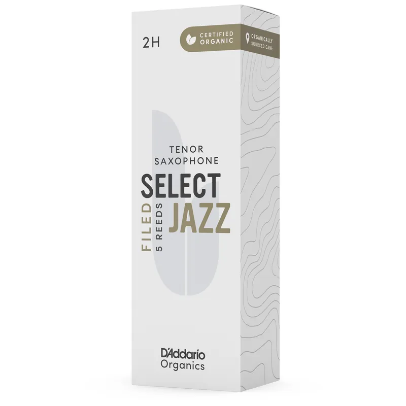 Nur solange der Vorrat reicht - D’Addario Woodwinds Organic Select Jazz Filed - Tenor Saxophone 2H - 5er Pack