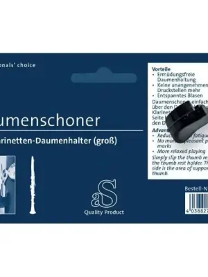 Bestpreis | Arnolds & Sons Daumenschoner für Klarinette verstellbar, groß