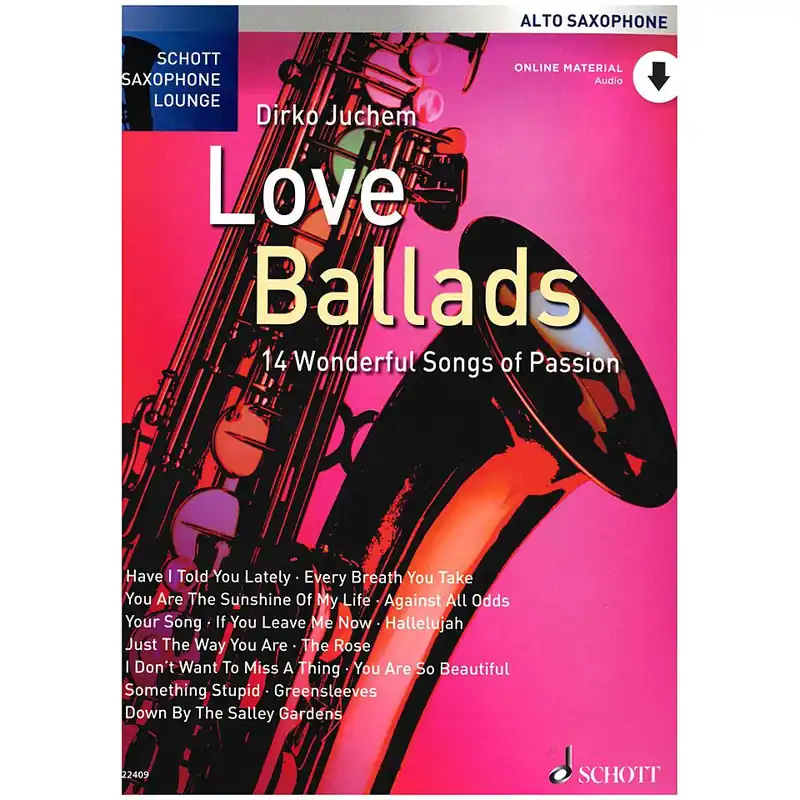 Direkt ab Werk | Schott Saxophone Lounge - Love Ballads Alto Sax