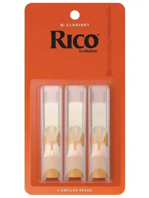 D’Addario Woodwinds Rico - Bb Klarinette 2,5 - 3er Pack - Bestpreis
