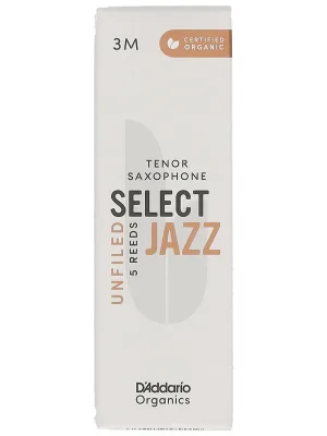 D’Addario Woodwinds Organic Select Jazz Unfiled - Tenor Saxophone 3M - 5er Pack | Preisvorteil