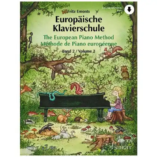 Einfach bestellen | Schott Europäische Klavierschule Bd.2 Audio Online