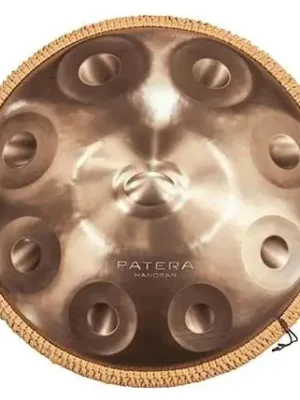 Patera Handpan Handpan Patera Handpan Stainless Steel HPDM-10 D K D3/A3-Bb3-C4-D4-E4-F4-,Kordel,440hz,R48cm/Höhe26cm - Kundenliebling