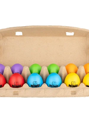 Top-Deal - Nino Percussion Egg Shaker Set Soft Sound 12 pcs.