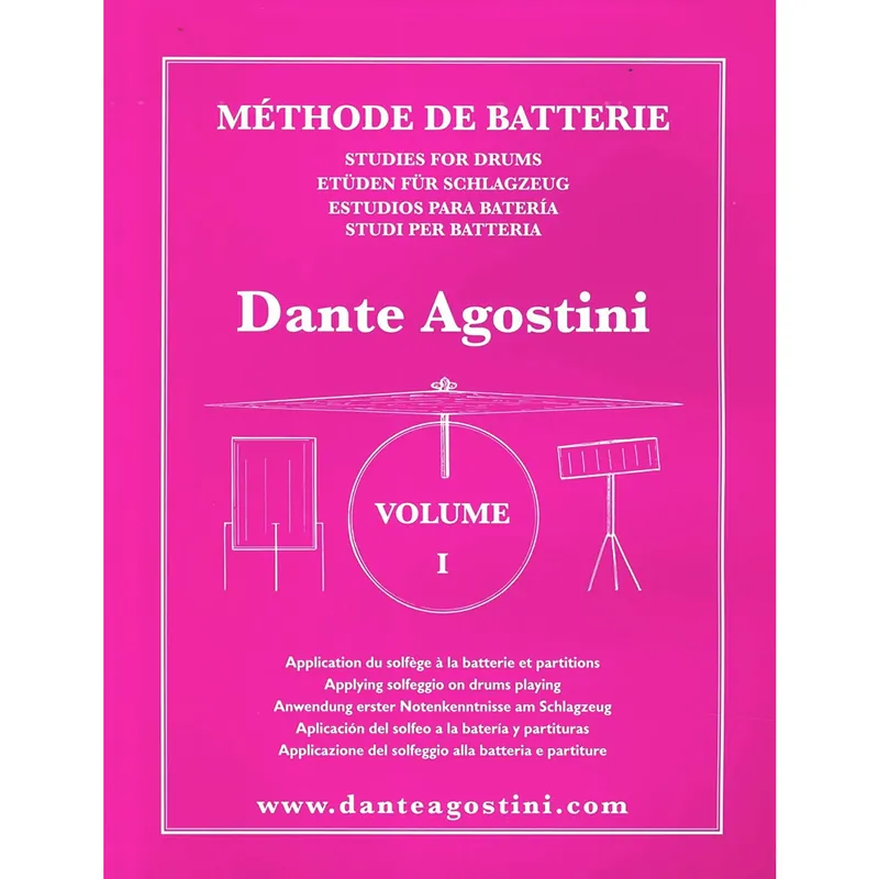 Dante Agostini Methode de Batterie Vol. 1 - Solfege Batterie - Preiswert