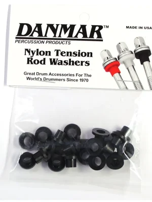 Brandneu | Danmar Tension Rod Washers 20 Pcs. Black