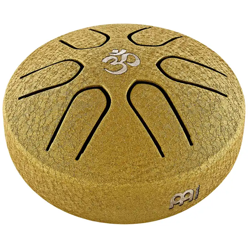 Meinl Sonic Energy PSTD3GOM - Pocket Steel Tongue Drum A Dur - 6 Töne - Gold, OM / 3"/7,6 cm - Nur diese Woche