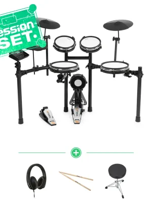Schnäppchen | Artesia Pro a50 E-Drum Set Set mit Kopfhörern, Drumsticks & Hocker