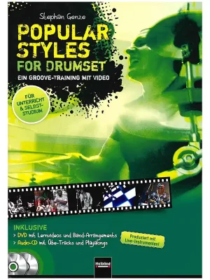 Qualitätsprodukt - Helbling Popular Styles for Drumset