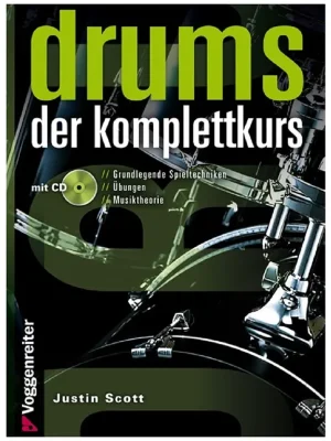 Nur wenige verfügbar - Voggenreiter Justin Scott - Drums - Der Komplettkurs