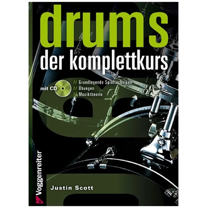 Nur wenige verfügbar - Voggenreiter Justin Scott - Drums - Der Komplettkurs