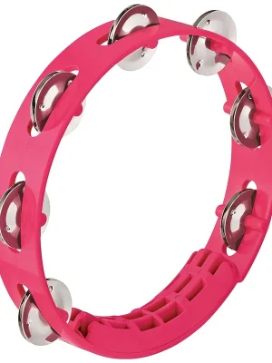 Nino Percussion 8" ABS Tambourine, 1 Row, Strawberry Pink | Hammerpreis
