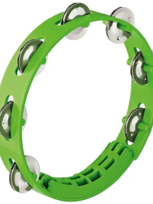 Nino Percussion 8" ABS Tambourine, 1 Row, Grass-Green | Nur solange der Vorrat reicht