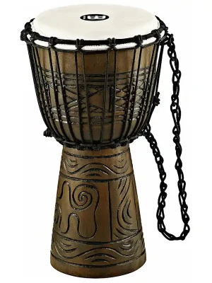 Deal | Meinl Percussion HDJ17-S - Headliner Rope Tuned Artifact Series Djembe Small - 8" Brown