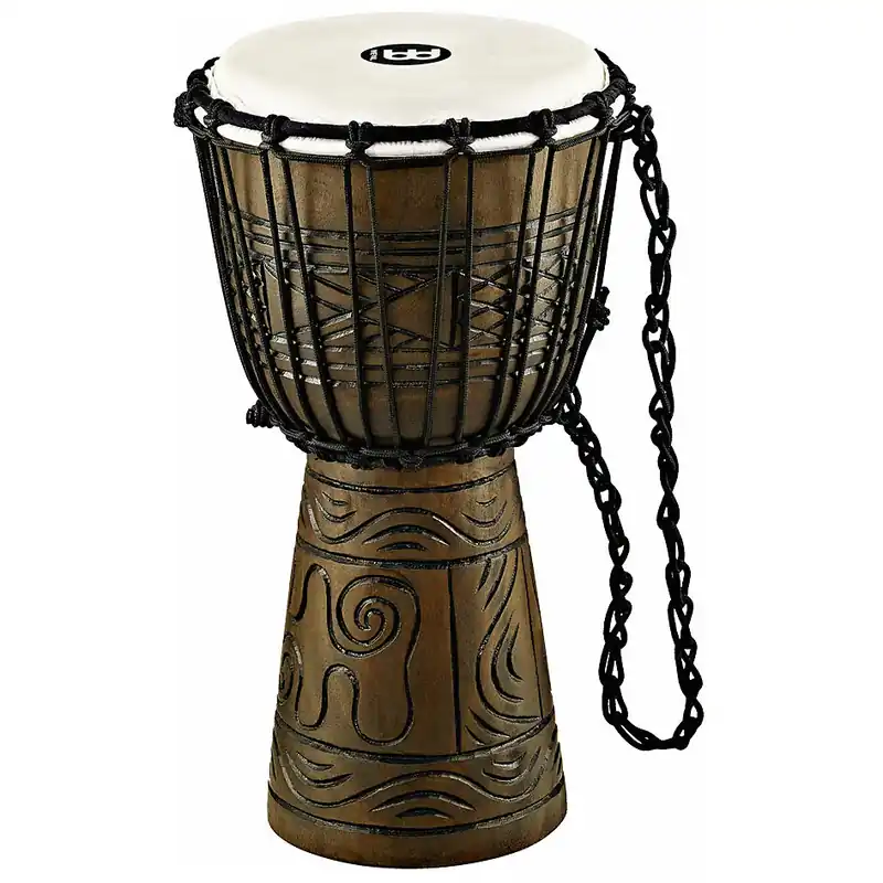 Deal | Meinl Percussion HDJ17-S - Headliner Rope Tuned Artifact Series Djembe Small - 8" Brown
