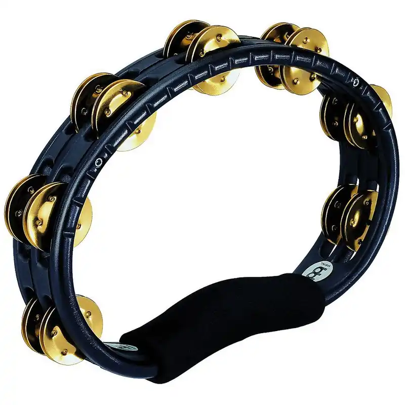 Meinl Cymbals TMT1B-BK Hand Tambourin Brass Jingles - Profi-Qualität