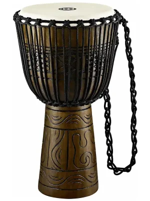 Sehr gefragt | Meinl Percussion HDJ17-L - Headliner Rope Tuned Artifact Series Djembe Large - 12" Braun