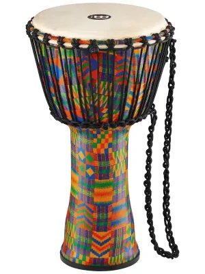 Top bewertet - Meinl Percussion PADJ2-M-G - 10" Rope Tuned Travel Series Djembes, Goat Skin Head (Patented), Kenyan Quilt