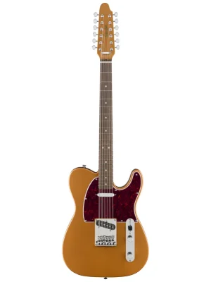 Sichere Zahlung - Squier by Fender Paranormal Troy Van Leeuwen Telecaster XII LRL Tortoiseshell PG Copper
