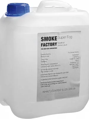 Smoke Factory Fluid Smoke Factory Super Fog Fluid 5L langanhaltendes Standart Fluid | Auf Lager