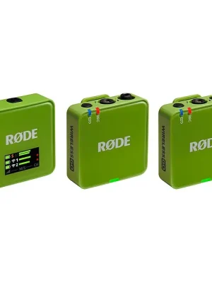 RODE Wireless Go Gen 3 Dual Green Digitales Drahtlos-Mikrofonsystem | Preis gesenkt
