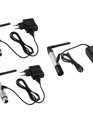EUROLITE QuickDMX Set Drahtlos-Set (Sender und 2x Empfänger) | Nur noch wenige