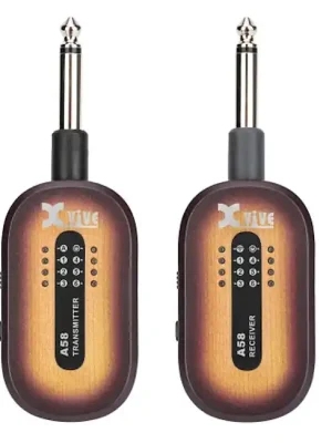 Sparangebot - XVIVE A58 VSB Guitar Wireless System Vin. Sunburst Drahtlos Gitarren Set (5,8GHz)