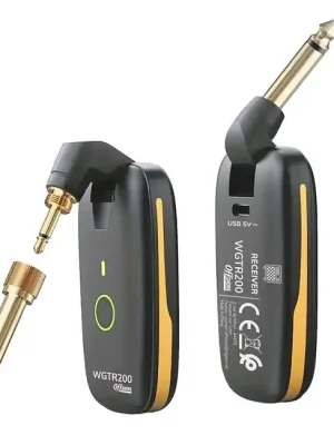 OFFSHORE WGTR200 Wireless Guitar System Funk Instrument Set (UHF), schwarz | Top-Preis