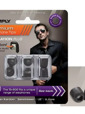Neu im Sortiment - COMPLY TX-500 L BK Earphone Tips 3 Pack Ohrpassstücke für in-Ear-Monitoring, schwarz