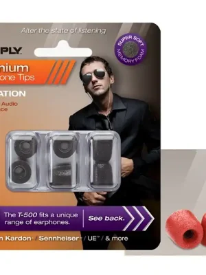 Sicher einkaufen - COMPLY T-500 L RD Earphone Tips 3 Pack Ohrpassstücke für in-Ear-Monitoring, rot