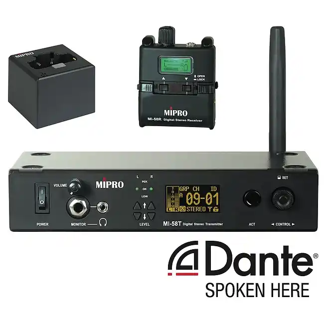 MIPRO MI-58RT-DNT Digitales InEar Monitor System 5,8GHz | Sichere Zahlung