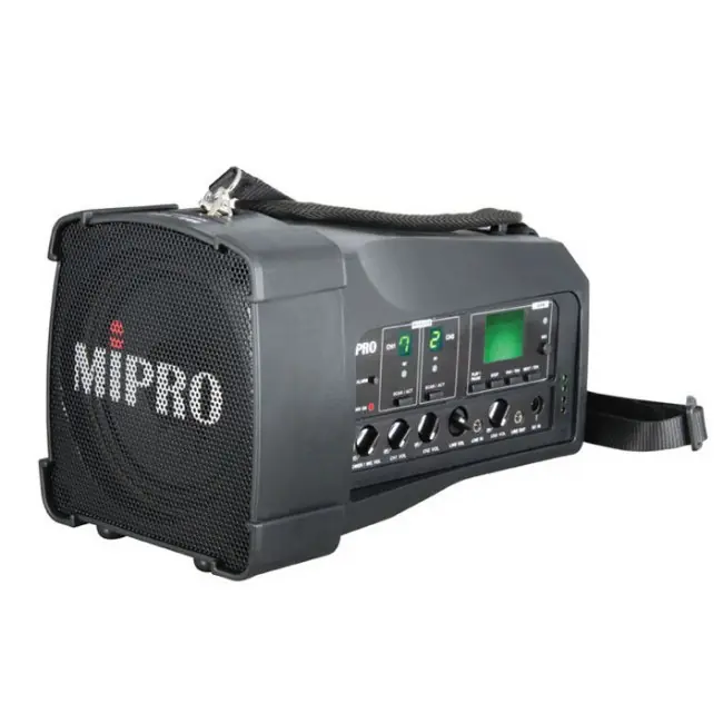 Premium - MIPRO MA-100 DB Batterie-PA-System 50Watt/5Zoll Mobiles Beschallungssystem, 620-644 MHz