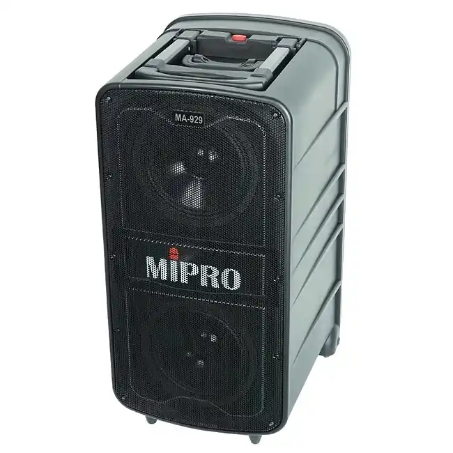 Jetzt verfügbar | MIPRO MA-929 Batterie-PA-System 400W/2x8Zoll Batterie PA-System inkl. Mediaplayer und Bluetooth