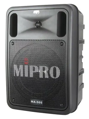 Topseller | MIPRO MA-505 R2DPM3 823-832MHz Batterie PA-System 145Watt/8Zoll