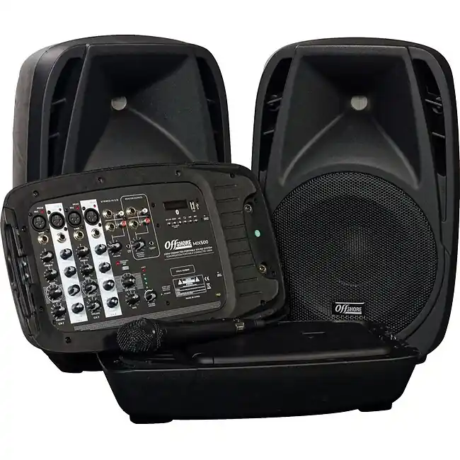Neues Produkt - OFFSHORE MIX500 aktiv 150Watt/10Zoll Kompakt-PA-System, schwarz