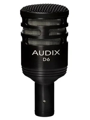 Ausverkauf | AUDIX D6 Dynamisches Instrumenten-Mikrofon (Bassdrum)